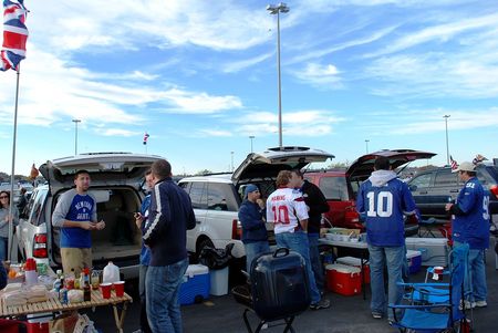 tailgating at a game