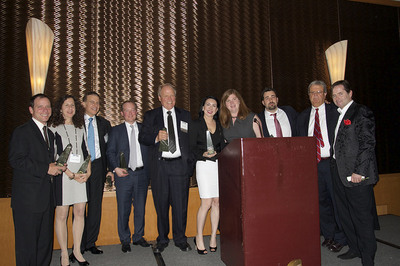 group of attorneys receiving an award