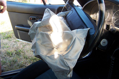 deployed vehicle airbag