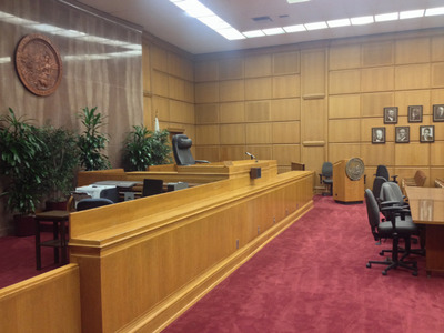 empty court room