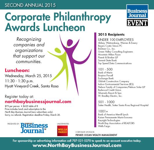 corporate philanthropy awards luncheon 