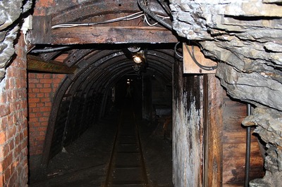 mine shaft opening