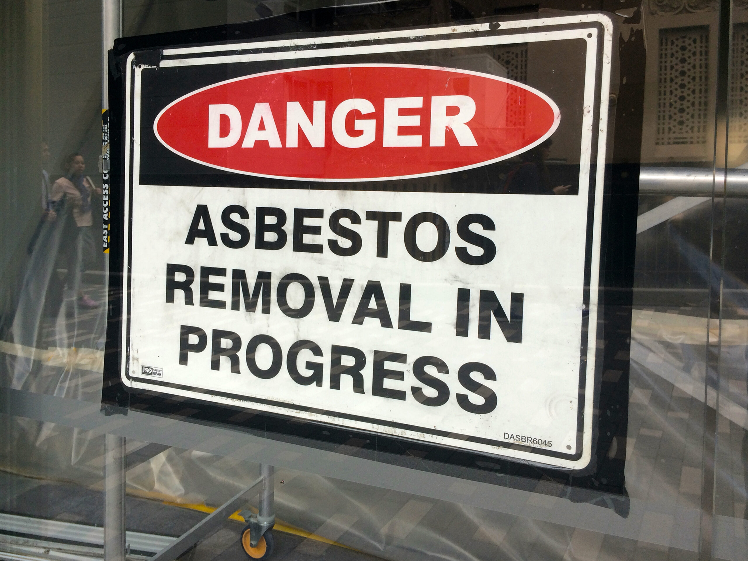 Danger Asbestos Removal in Progress